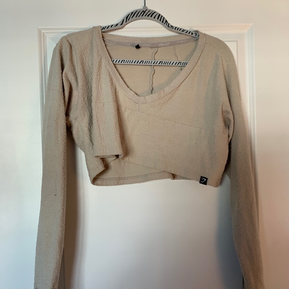 Gymshark long sleeve soft t crop